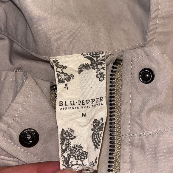 Blu Pepper beige jacket size M - Picture 3 of 3